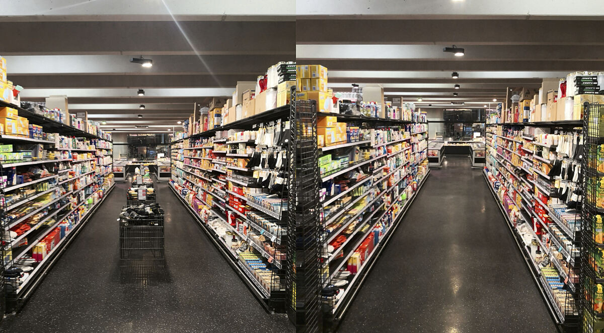 Wareninseln im Supermarkt