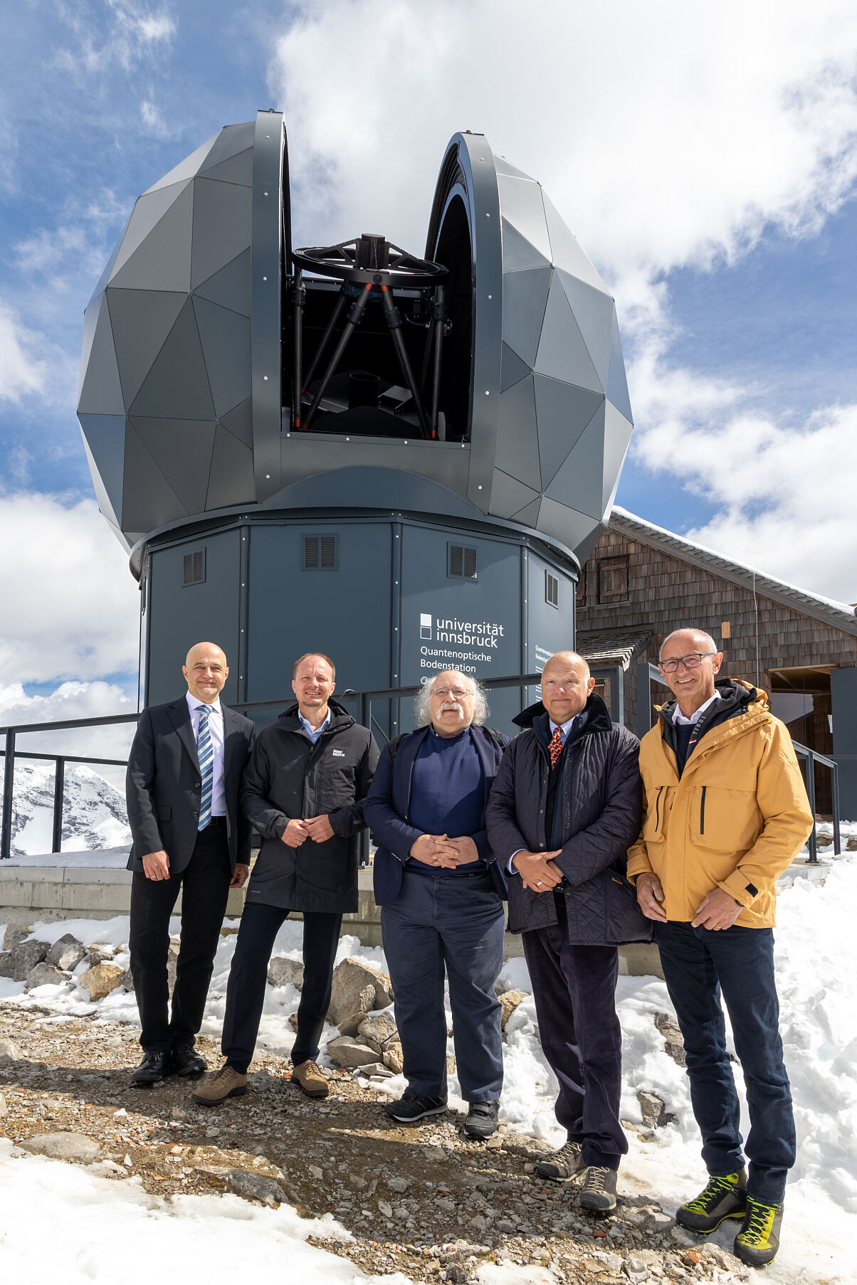 Quantenoptische Bodenstation Eroeffnung