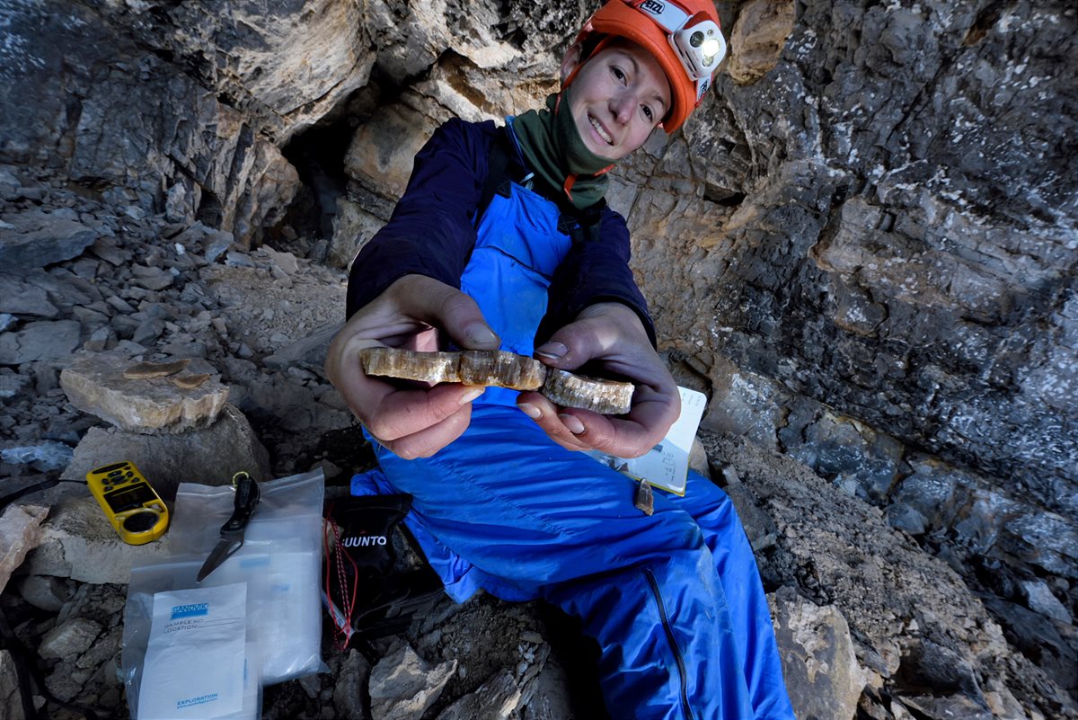 Cave scientist Prof. Gina Moseley