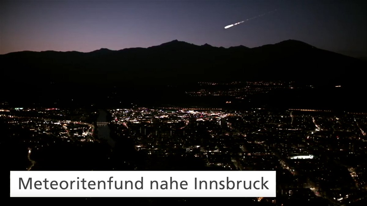 Seltener Meteoriten-Fund in Tirol