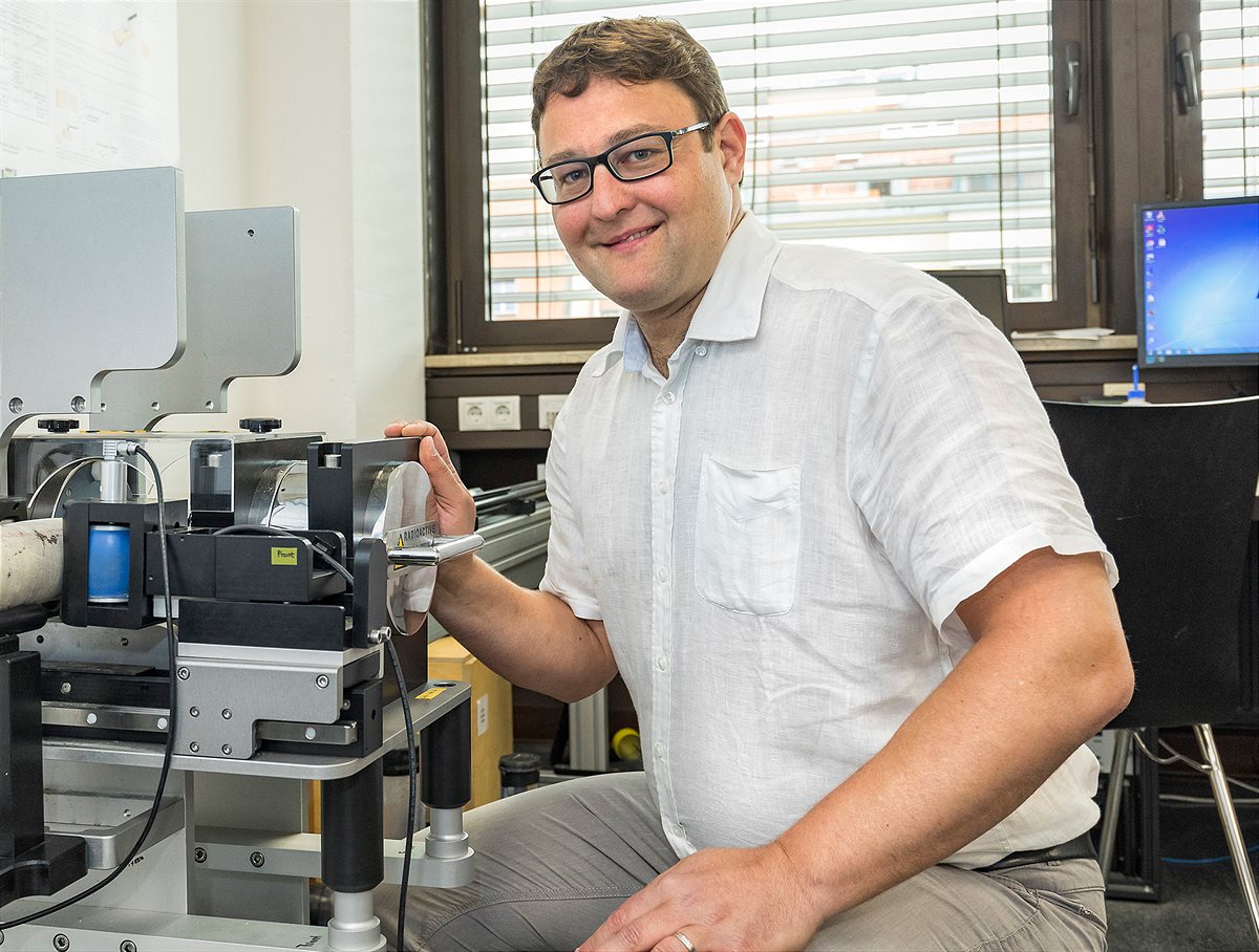 Prof. Michael Strasser, Leiter der Arbeitsgruppe für Sedimentgeologie am Institut für Geologie der Uni Innsbruck