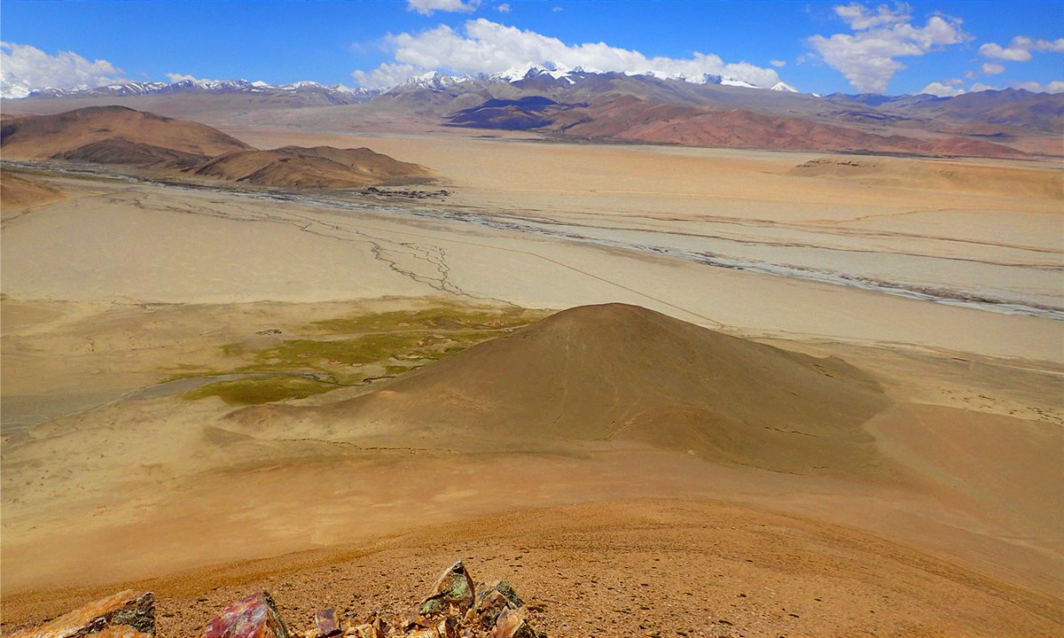 Ausgrabungsstätte Su-re im tibetischen Hochland