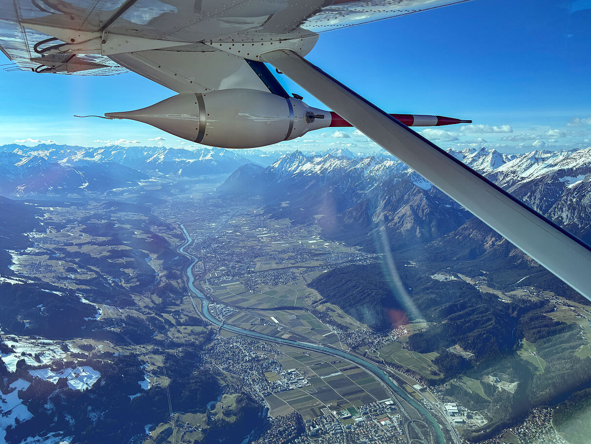 Flugzeugmessungen Inntal