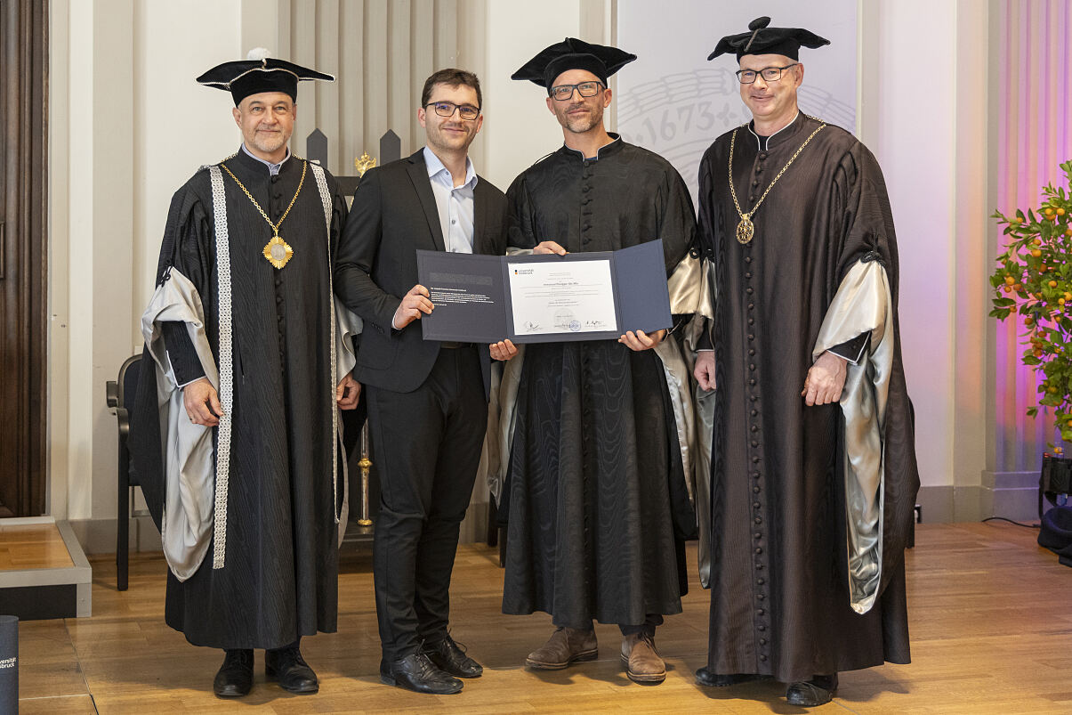 Immanuel Plangger erhält Dok­tor­würde „sub auspiciis“